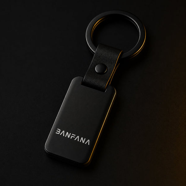 Banfana Leather Keychain